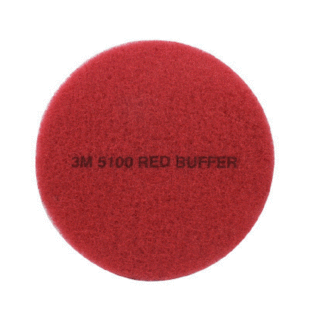 Подлинное пятно 3M 5100 17 -INCH Red Clean Baijie Pad для загрязнения напольных покрытий