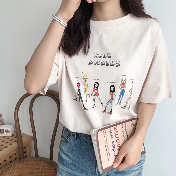 T shirt femme CHUAN YU en Coton - Ref 3314647 Image 6