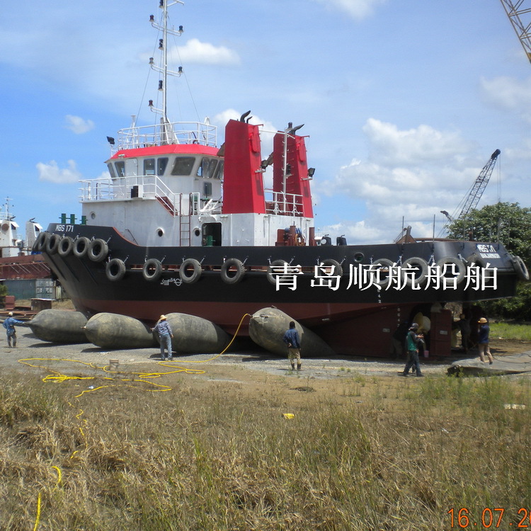 高压安全船用下水充气囊-青岛顺航诚信制造