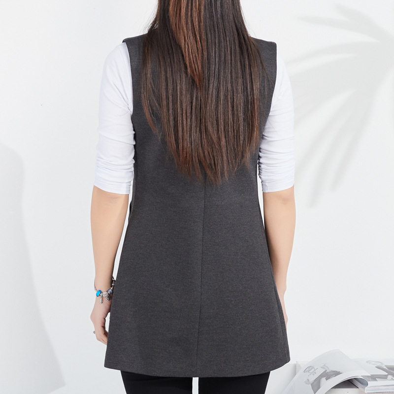 Gilet femme en Mélange de fibres chimiques - Ref 3316204 Image 32