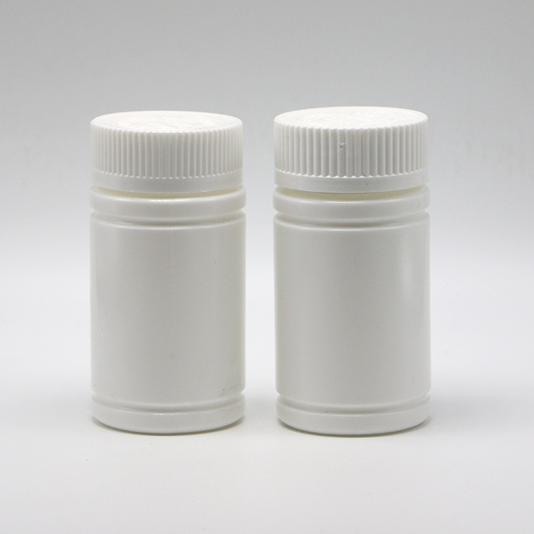 120ml毫升 HDPE 配压旋盖 含铝箔垫片 白色遮光密封 塑料竹节瓶