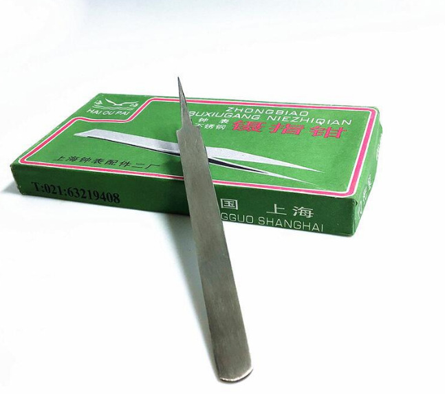 修表工具 海鸥镊子不锈钢镊子 镊指钳 游丝镊子尖头镊子钳