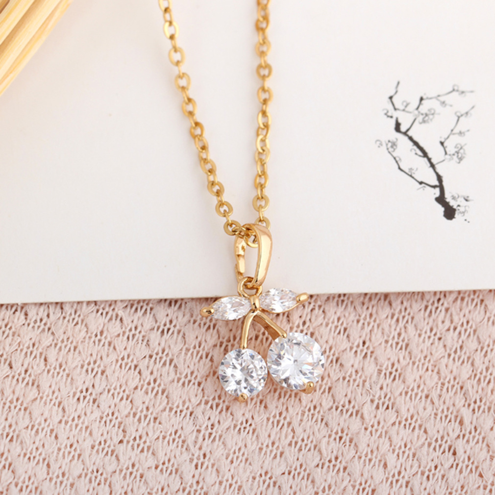 Cherry Zircon Necklace Image 4