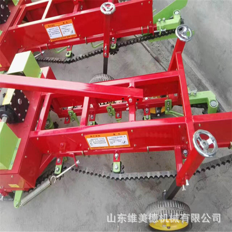 高效率小型链条式花生收获机 铺放整齐链条式质优价廉花生出土机