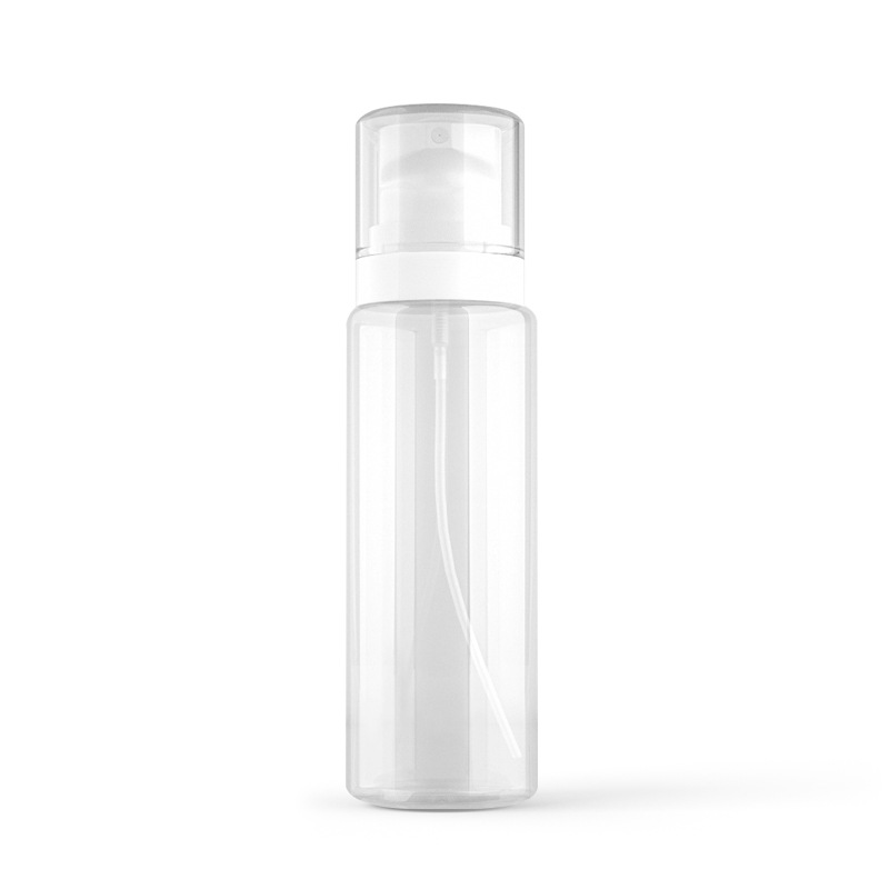 100ml / 120ml / 150ml AS botella de aerosol de una sola capa de plástico transparente botella de embalaje de cosméticos al por mayor