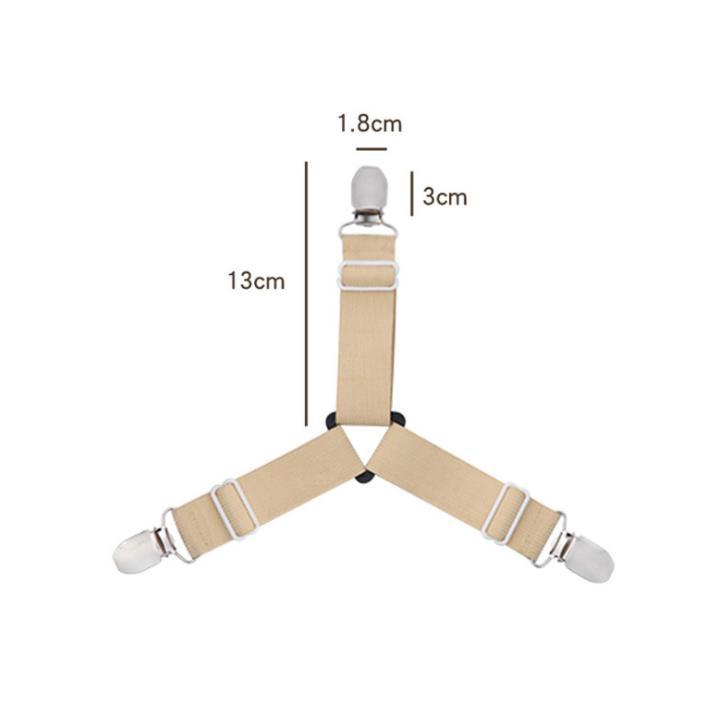 Soporte De Sábana Ajustable Clip De Fijación Anti-funcionamiento Mantel Cortina Sofá Cubierta Hoja Hebilla display picture 4