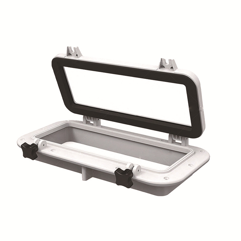 工厂直发Newmao游艇舷窗 抗老化长方形天窗 防爆天窗黑/白两色