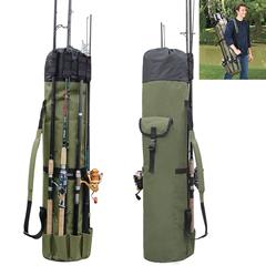 New sea rod fishing rod harness storage bag, outdoor portable fishing bag, single-shoulder large capacity fishing gear bag