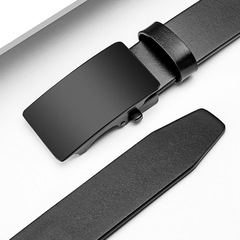 Men's top layer cowhide automatic buckle business belt, fashion casual belt manufacturer wholesale dropshipping