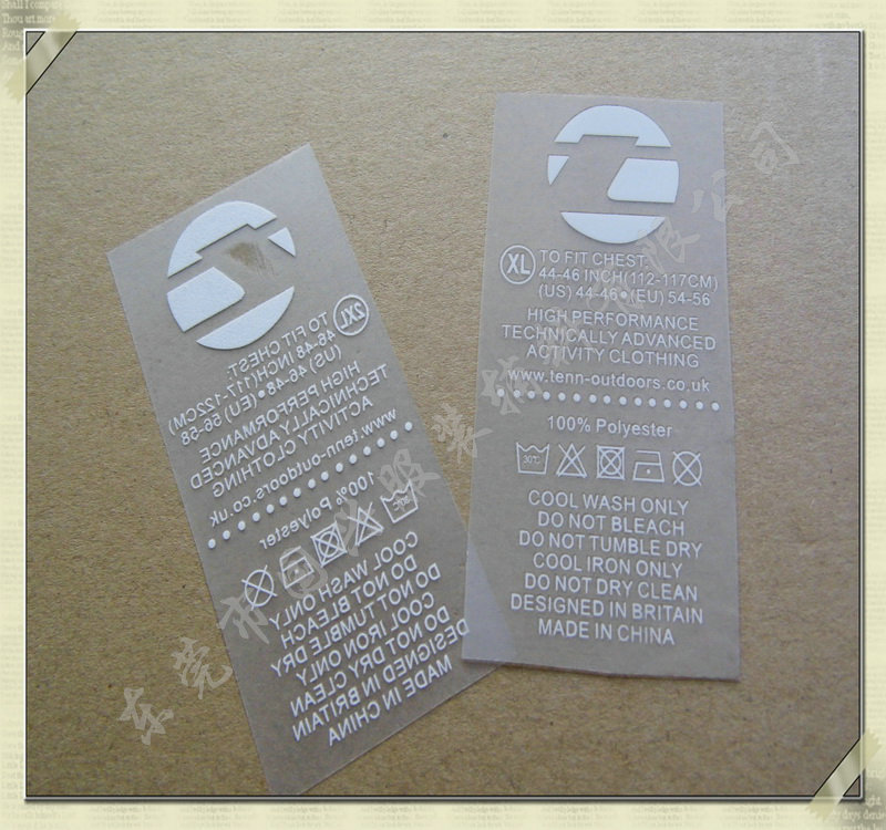 温州专业订做热转印内衣商标 内裤热转印烫标  品质保证t恤商标