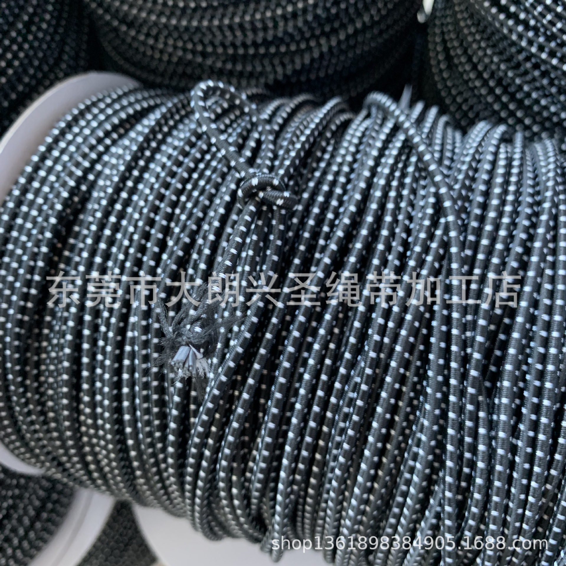 厂家供应20条芯弹力绳3MM松紧绳彩色可按色号做松紧绳服装弹力绳