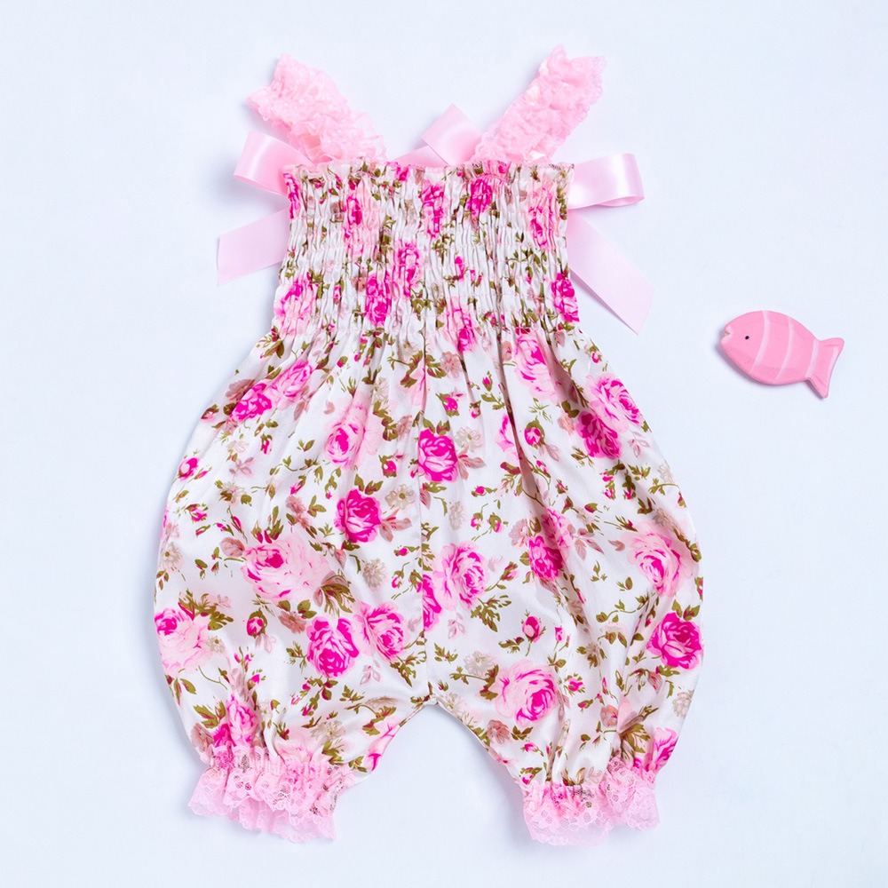 2022 summer new cartoon fashion printed bloomers baby suspenders onepiece suit factory direct sales