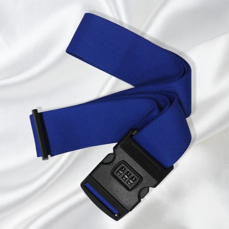 SNOOZE one word trunk packing belt suitcase Bundled with Password lock Theft prevention Safety belt Manufactor customized