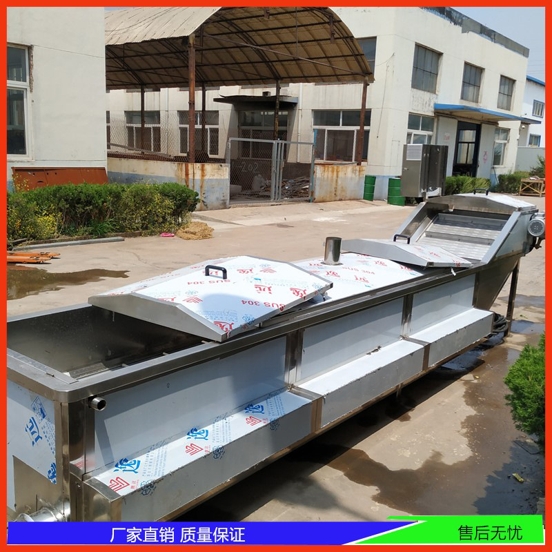 菌类漂烫机 双孢菇蒸煮杀青流水线 全自动定制黑木耳成套加工设备