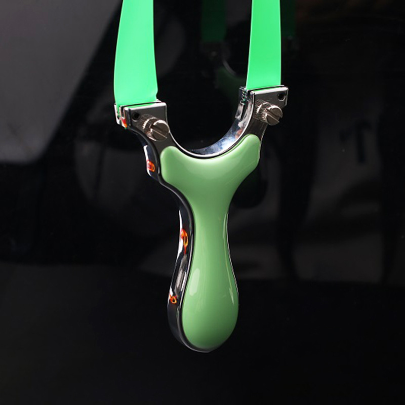 新品不锈钢弹弓免绑线切割弹簧快压弓射击厂家大威力弹射扁皮弹弓-阿里巴巴