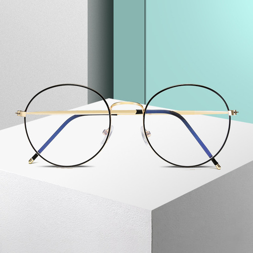 跨境新款眼镜配近视男平光镜架 手机护目蓝光镜 电脑游戏女眼镜框
