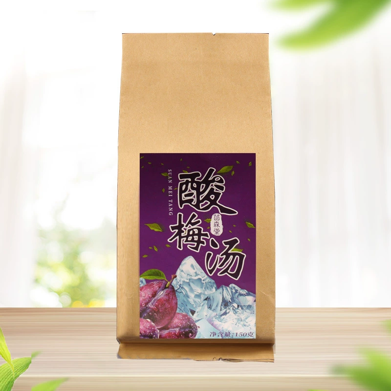 Sour plum soup old Beijing black plum soup osmanthus sour plum juice OEM OEM processing black plum soup raw material package