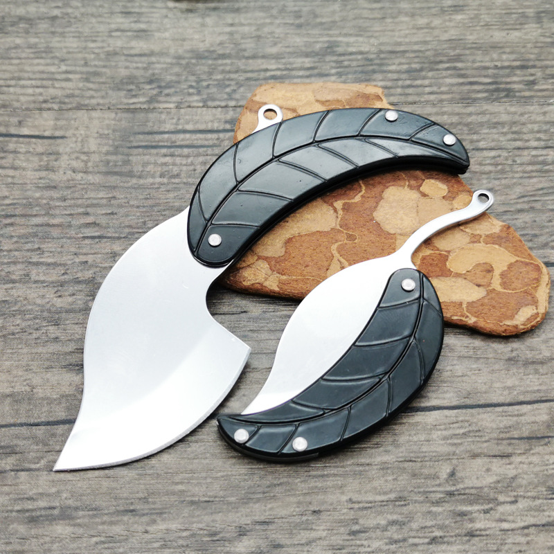 Fábrica en stock al por mayor cuchillo plegable de acero inoxidable cuchillo plegable creativo mini regalo cuchillo hoja cuchillo