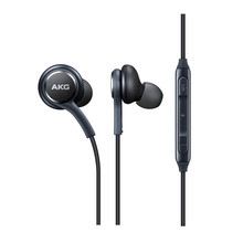适用于圆孔耳机s8s10耳机akg线控带麦S20耳机重低音入耳式