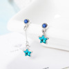 Asymmetrical universal earrings, Korean style