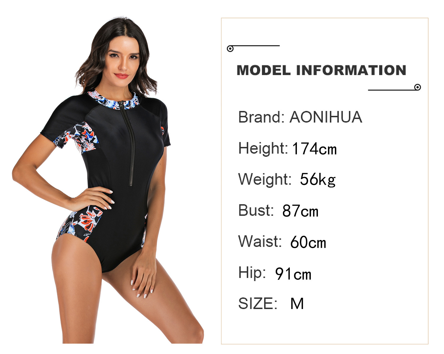Stylish One-Piece Swimsuit
