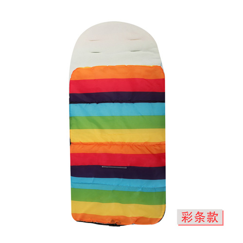 Autumn/Winter Baby Stroller Sleeping Bag, Outdoor Waterproof Windproof Warmth-thickened Foot Cover for Baby Stroller Seat Pad, Universal