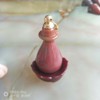 Agate perfume in ampoules, bottle for essential oils, pendant, India