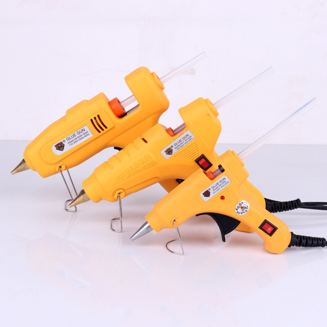 1 caliente derretimiento pegamento pistola hecho a mano eléctrica caliente derretimiento palo pegamento agarre hogar plástico tira de pegamento pequeño tamaño libre caliente derretir pegamento palo 7-11mm