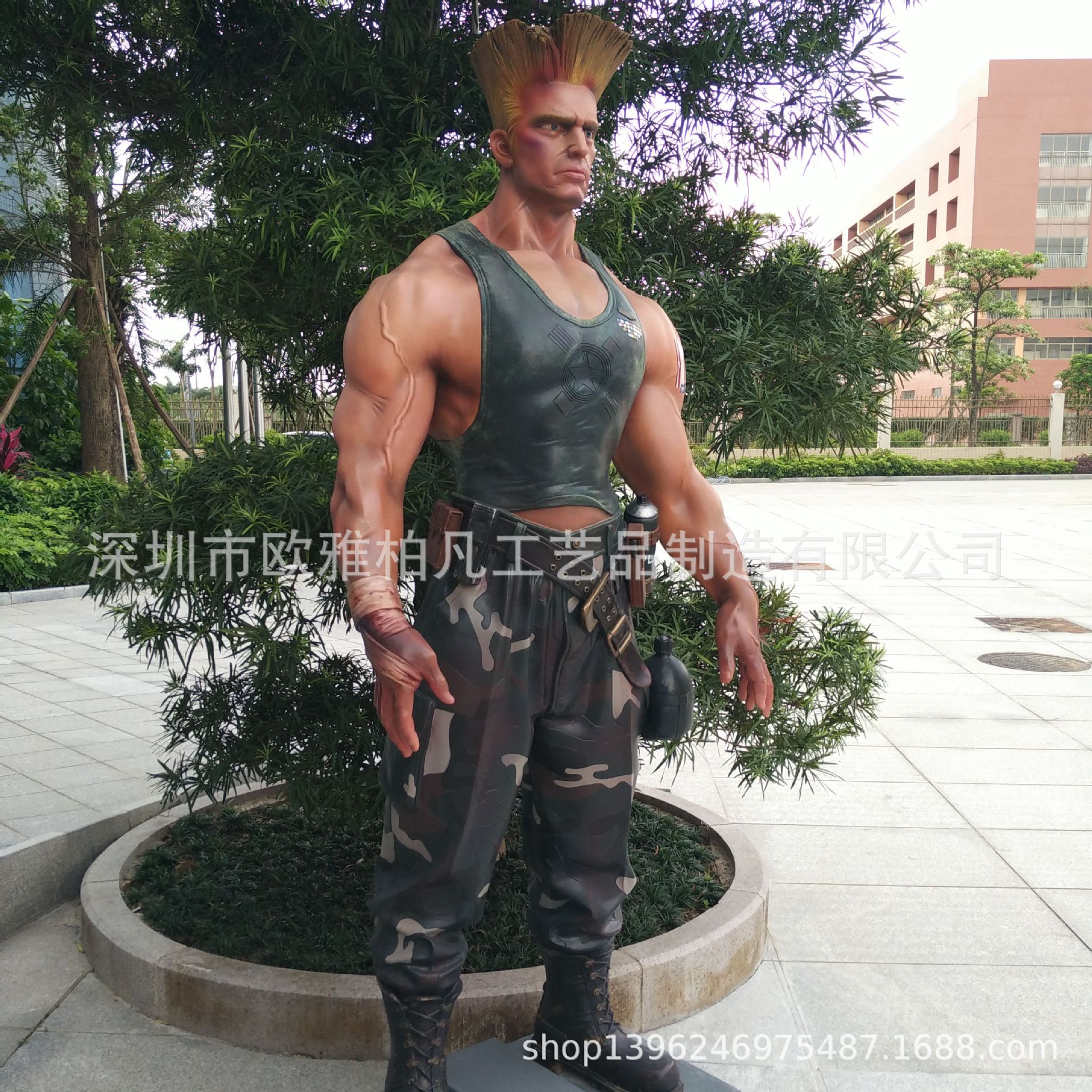 供应玻璃钢卡通 仿生仿真人像造型 影视动漫玻璃钢卡通