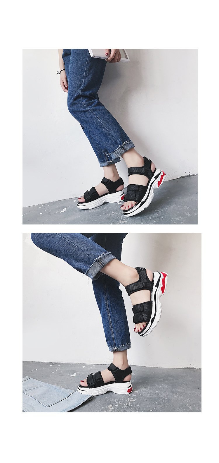 Chaussures été pour femme en Caoutchouc - Ref 3345524 Image 10