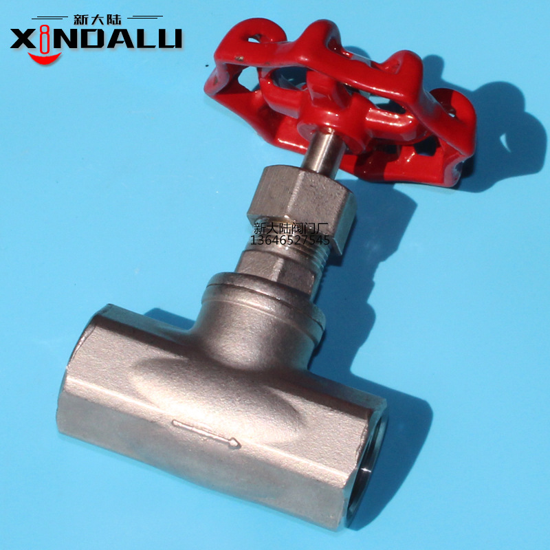 不锈钢丝扣截止阀4分6分美式内螺纹截止阀304不锈钢B型截止阀