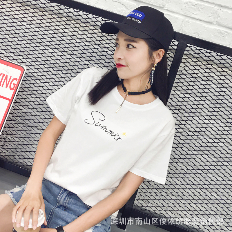 T shirt femme JUNYI TEXTILE VêTEMENTS en Coton - Ref 3314766 Image 34