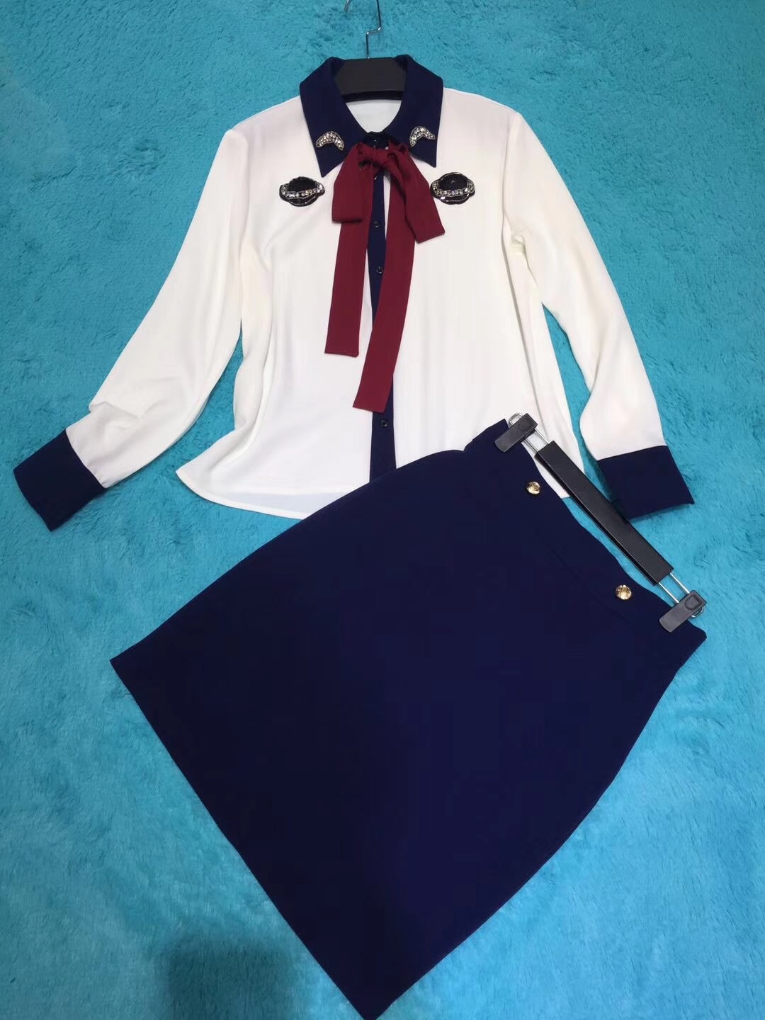 Costume femme en Mélange de fibres chimiques - Ref 3334629 Image 12