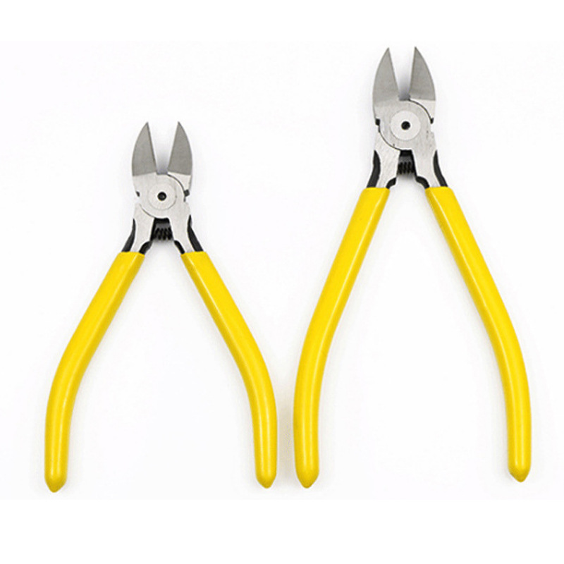 Fábrica al por mayor de 6 pulgadas grado industrial cromo vanadio acero de aleación de acero 55 correa de acero alicates de agua de manantial alicates de corte electrónico