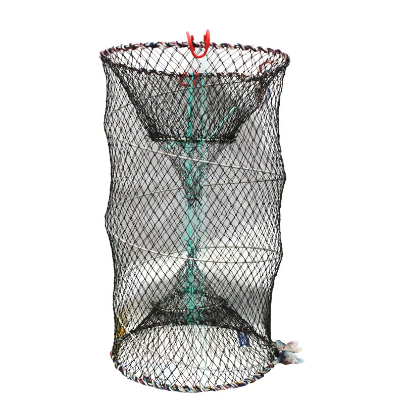 Крабовая клетка пружинная клетка Круглая Клетка для креветок рыболовная сеть ловить клетку Крабовая клетка