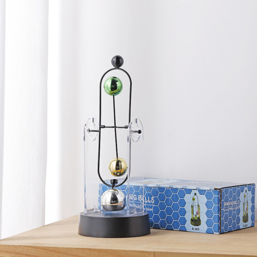 2-ball Newton pendulum ball perpetual motion instrument chaos ornaments creative home room office modern simple ornaments gifts