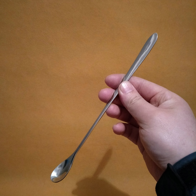 22cm 304不锈钢药勺 不锈钢称量勺 不锈钢药匙