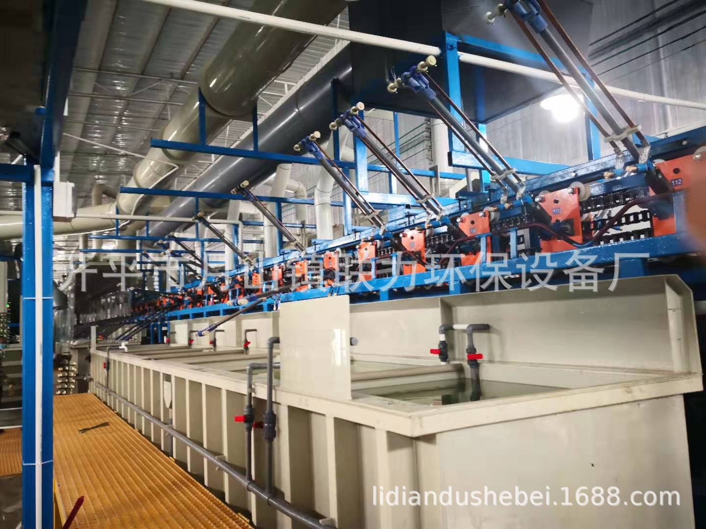 佛山铁件镀铜镍铬电镀设备,开平水口卫浴件杂色电镀生产线