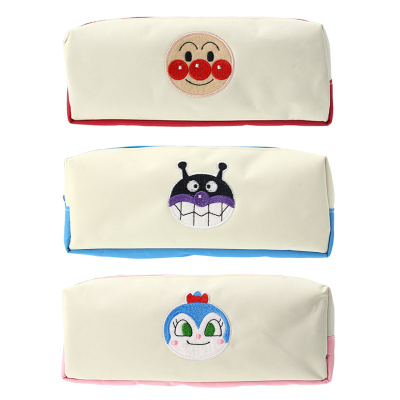Anpanman Pencil bag Stationery bags oxford zipper waterproof originality Cartoon canvas coin purse student Pencil Bag