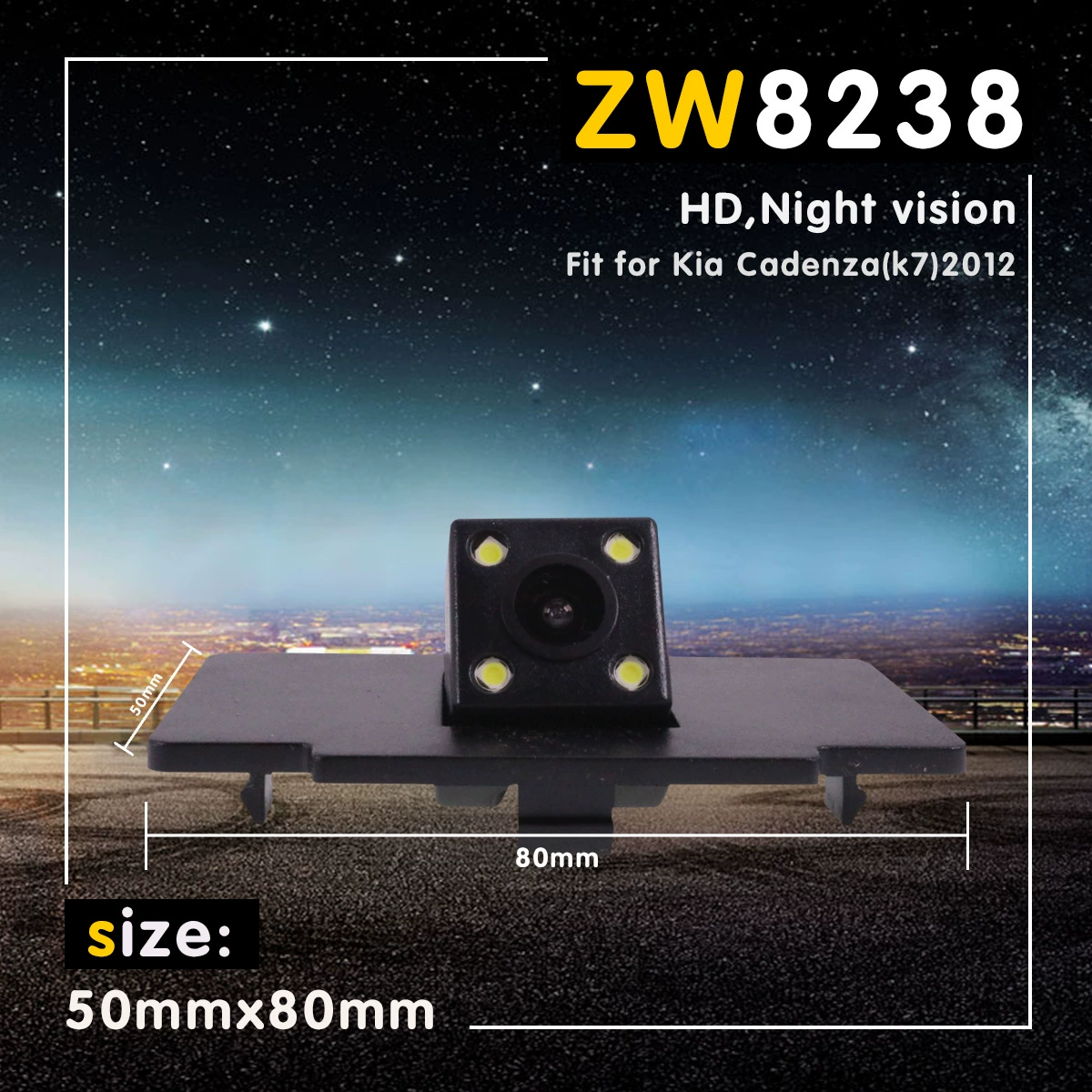 Применимо к камере Kia kaizun (K7) 2012 года заднего вида, автомобильная HD-камера заднего вида