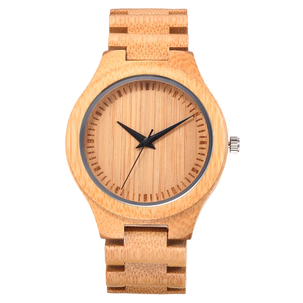 Montre en bois de bambou - Ref 3431831 Image 5