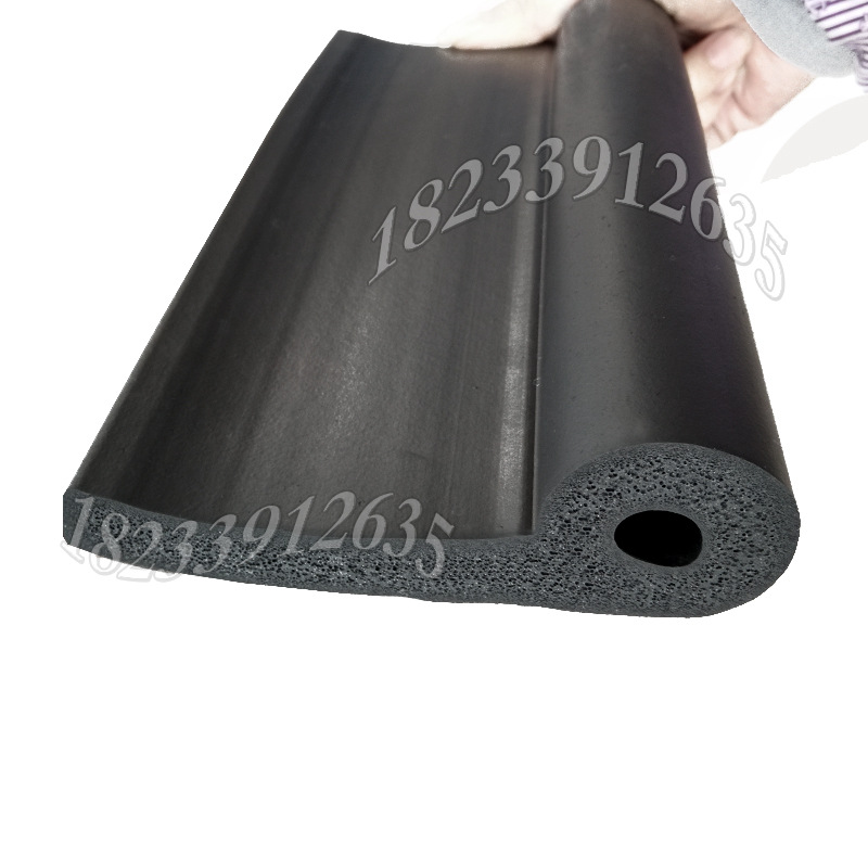 大P型胶条门底减震密封条q形三元乙丙闸门9字型橡胶密封条