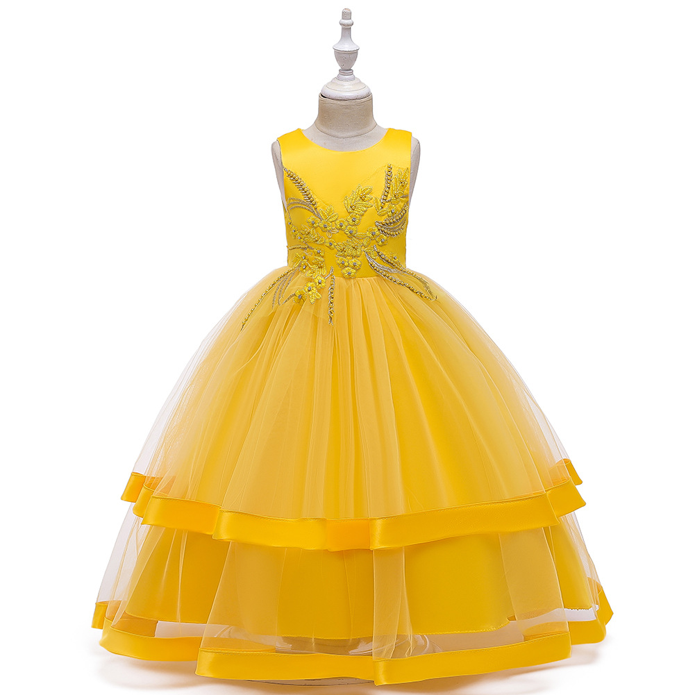 Autumn And Winter New Children's Dress Girls Long Princess Pettiskirt Christmas display picture 10