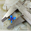 New product Jingtai Blue Craft Jewelry Gold Gold Roasted Blue Parts Flower Necklace Accessories Bracelet Accessories