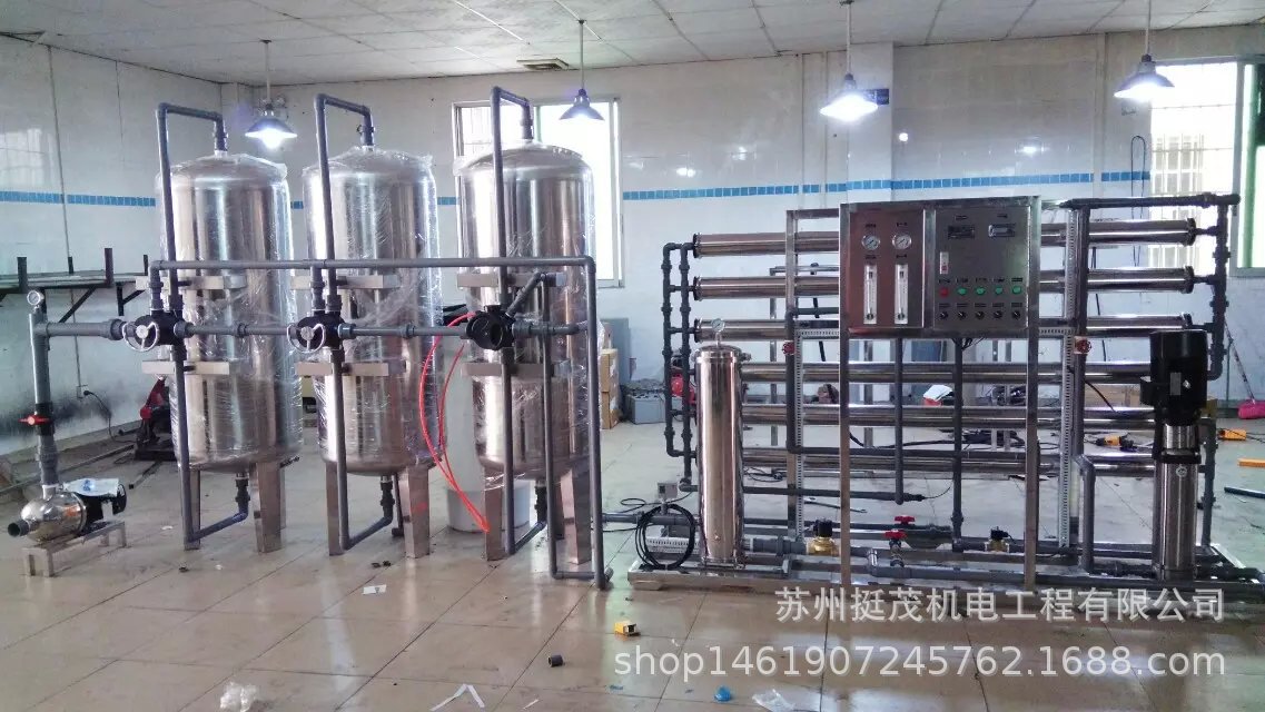 常熟直销五金电镀厂3吨每小时反渗透纯净水设备 单级工业纯水设备