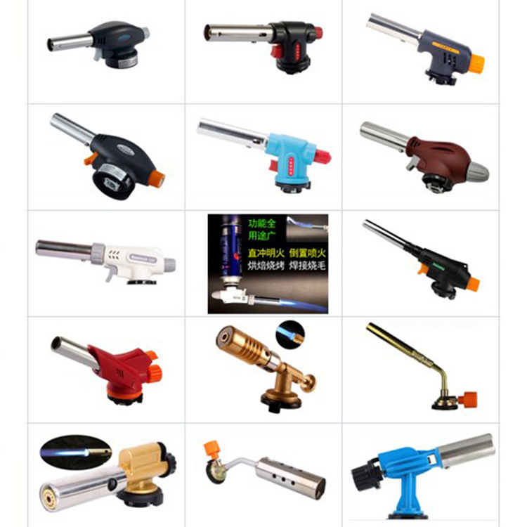 户外烧烤点炭807卡式喷枪915喷火枪烘焙焊接瓦斯焊枪920 FLAMEGUN