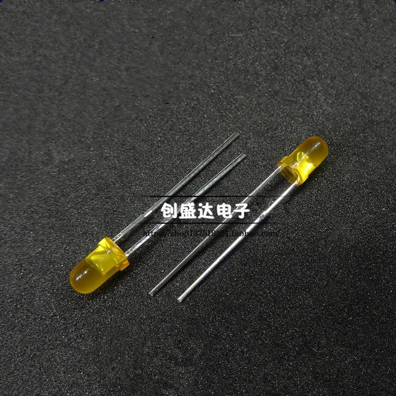 3mm 橙色发光管 橙色LED 橙发橙 1000只=28元