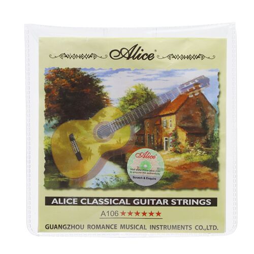 Alice A106 Classical Guitar String Set of 6 Guitar Strings Nylon Tension Strings