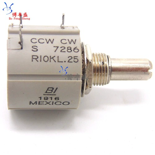Точный многооборотный потенциометр CCW/CW S 7286 R2K мощность 2Вт 10 оборотов, импорт из Тайваня, высокое качество