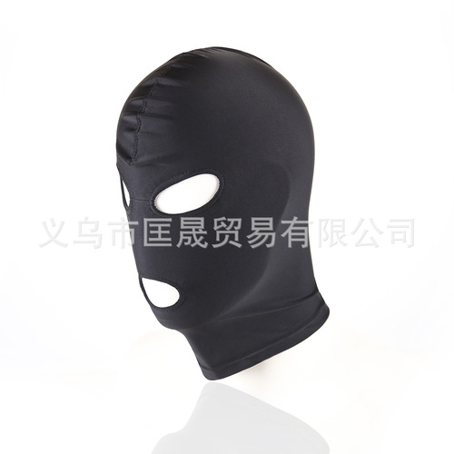 Simulated eye-opening play stretch cloth headgear alternative sm adult sex toys breathable mask eye mask toy